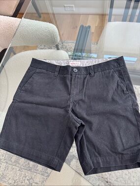 Merona Black Flat-Front Men’s Chino Shorts